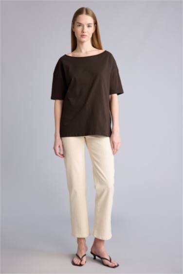 Yüksek Bel Comfort Straıght Pantolon - Görsel 2