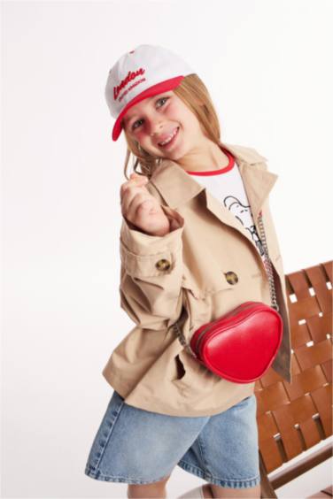 Kız Çocuk Kırmızı Çapraz Çanta