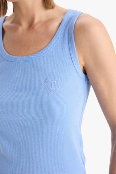 Regular Fıt Ribana Üst - Görsel 5