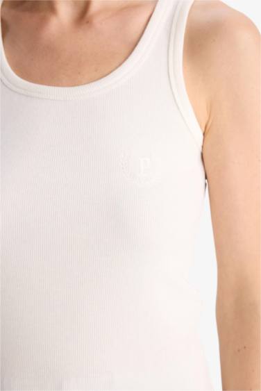 Regular Fıt Ribana Üst - Görsel 5