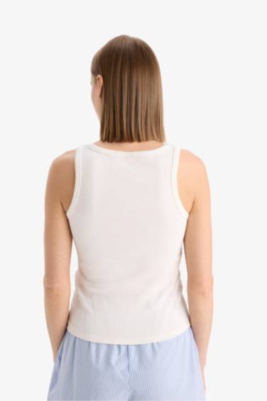 Regular Fıt Ribana Üst - Görsel 6