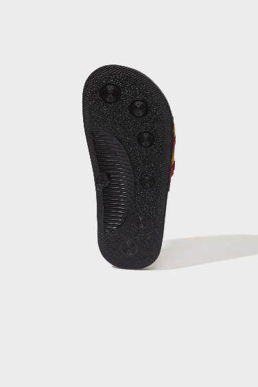 شبشب جينز ولادي بكعب سميك