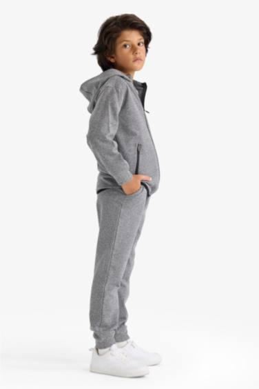 بنطلون سويت بانتس جوجر اولادي قصة عادية ميلانج أنثرا