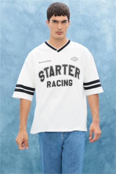 Loose Fit Crew Neck Short Sleeve T-Shirt