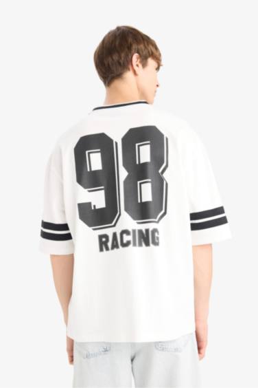 Loose Fit Crew Neck Short Sleeve T-Shirt