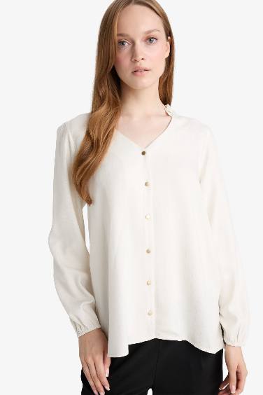 Regular Fit Crew Neck Long Sleeve Shirt