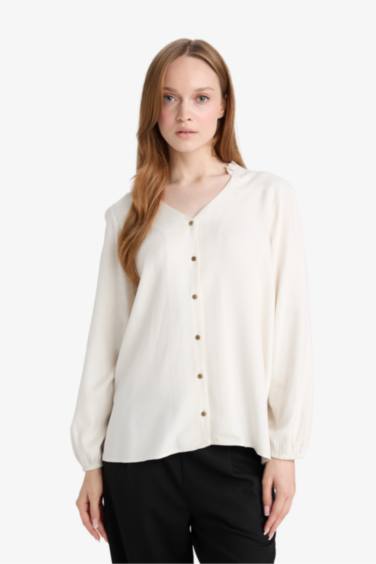 Regular Fit Crew Neck Long Sleeve Shirt