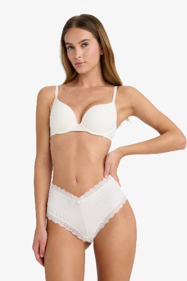 Dantel Detaylı Micro 2'li Hipster Külot -Fall in Love