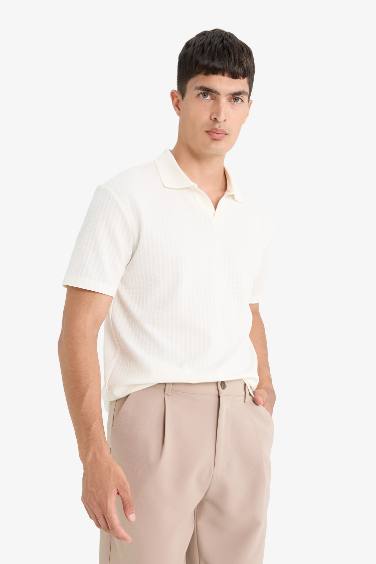 Regular Fit Resort Neck Polo T-Shirt