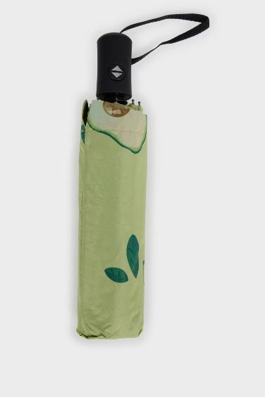Woman Avocado Printed Umbrella