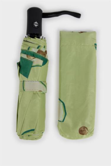 Woman Avocado Printed Umbrella