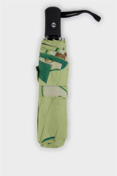 Woman Avocado Printed Umbrella