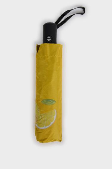 Woman Lemon Printed Umbrella