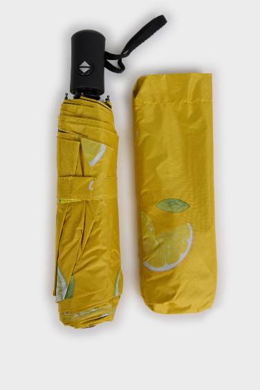Woman Lemon Printed Umbrella