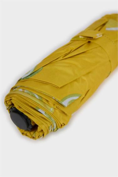 Woman Lemon Printed Umbrella