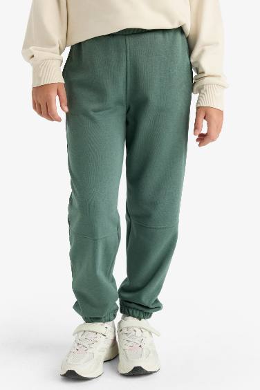 Girl Elastic Waist Jogger Sweatpants