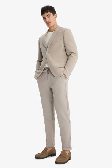 Jogger Fit Crop Cotton Trousers