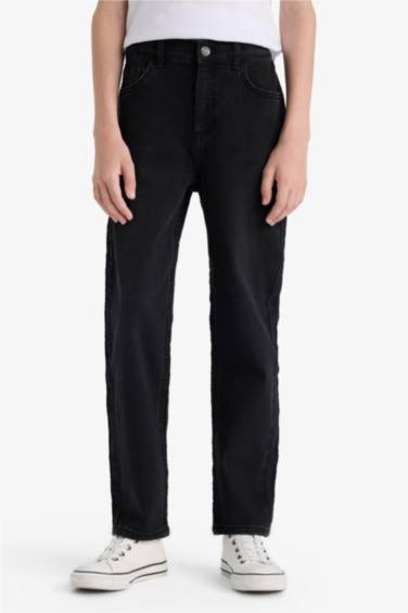 Erkek Çocuk Straight Fit Düz Paça Jean Pantolon