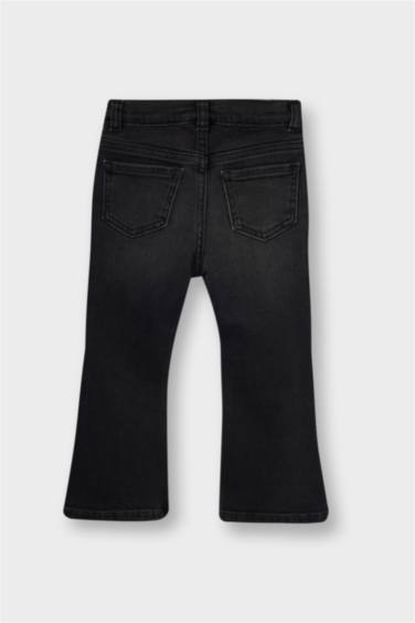 Девчачьи джинсы расклешенного кроя для малышей