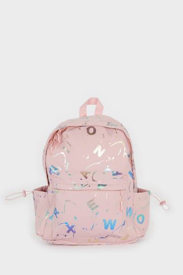 شنطة ظهر حريمي بينك