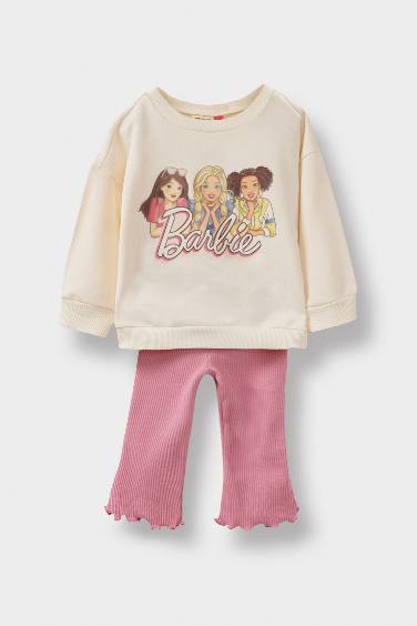 Baby Girl Barbie Sweatshirt Leggings 2 Piece Set