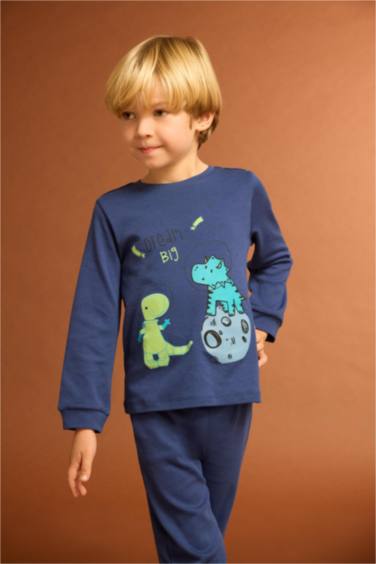 Baby Boy Dinosaur Printed 2 Piece Pajama Set
