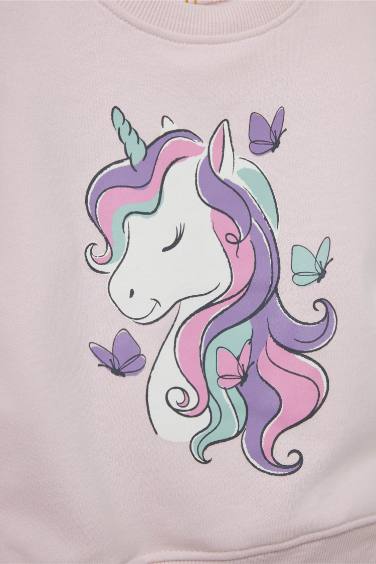 Сәби Қыз жалғыз мүйіз 2 Трикотаж жиынтығы