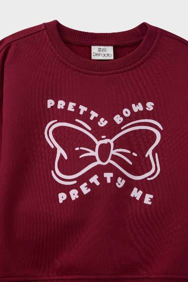 Baby Girl Printed Sweatshirt Sweatpants 2 Piece Set