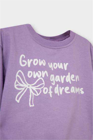 Baby Girl Soft Sweatshirt Sweatpants 2 Piece Set