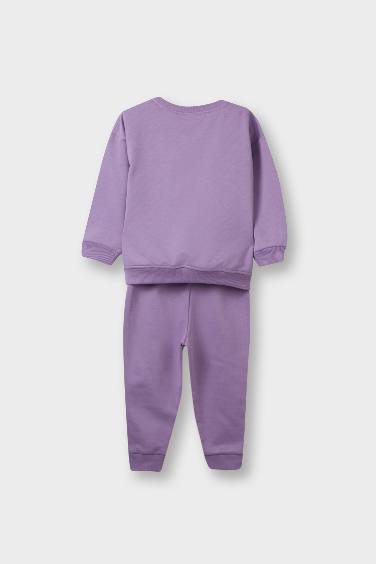 Baby Girl Soft Sweatshirt Sweatpants 2 Piece Set
