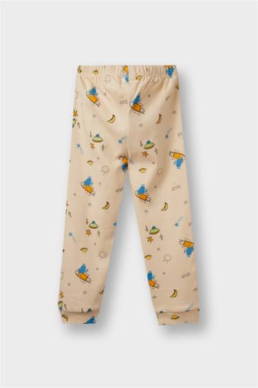 Baby Boy Space Printed Long Sleeve 2 Piece Pajama Set