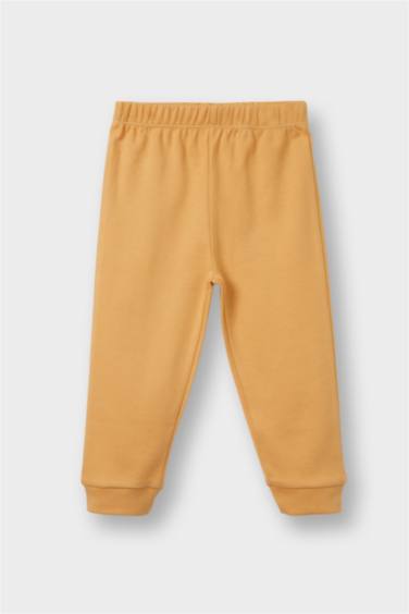 Комплект пижамы для мальчиков с длинными рукавами и принтом льва