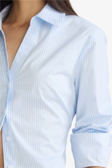 قميص ردن طويل مخصر