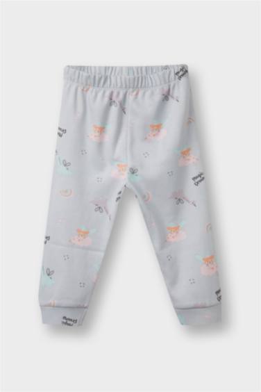 Baby Girl Dinosaur Printed 2 Piece Pajama Set