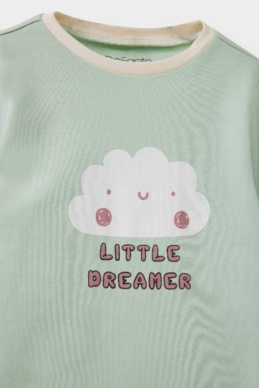 سيت بجامة بيبي بناتي - 4 قطع