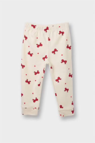 سيت بجامة بيبي بناتي بطبعة فراشة - قطعتين