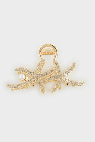 Woman Star Fish Hair Clip