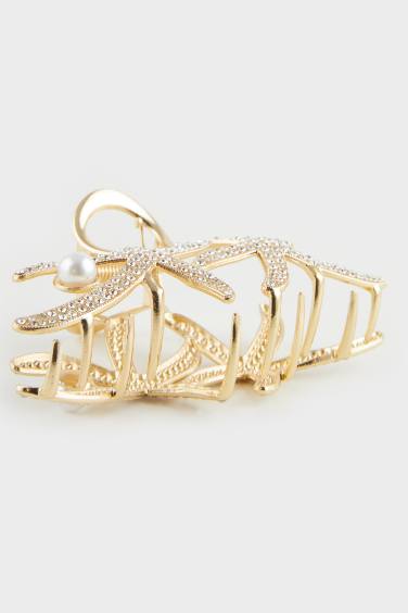 Woman Star Fish Hair Clip