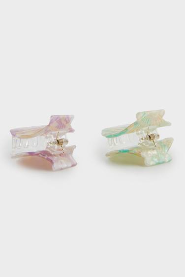 Lot de 2 Pinces cheveux coquillage pour femme