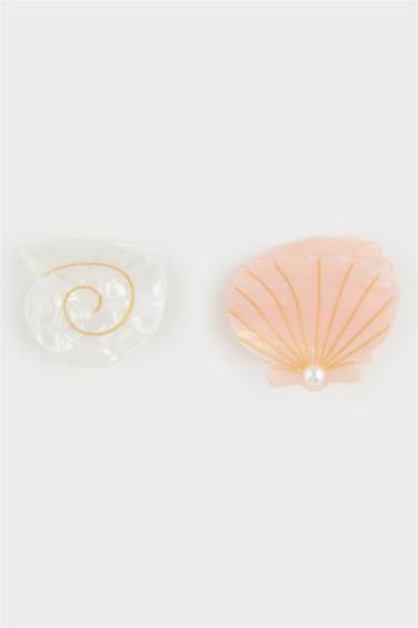 Lot de 2 Pinces cheveux coquillage pour femme