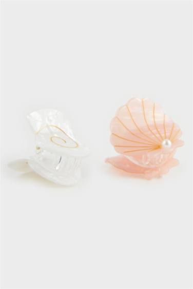 Lot de 2 Pinces cheveux coquillage pour femme