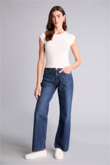 Slım Fıt Basıc Modal Tişört - Görsel 2