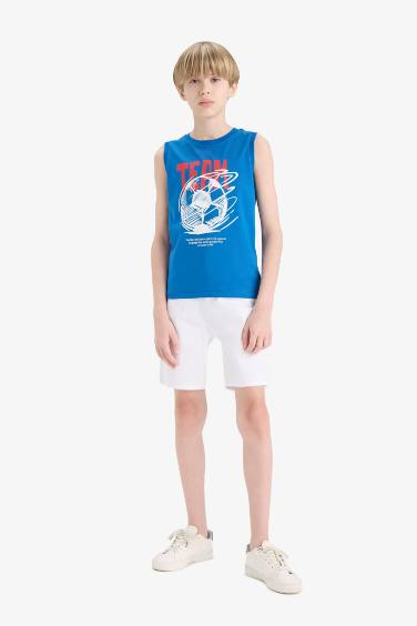 Boy Regular Fit Printed Tank Top