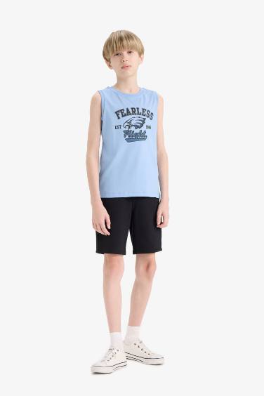 Boy Regular Fit Printed Tank Top