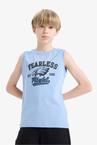 Boy Regular Fit Printed Tank Top