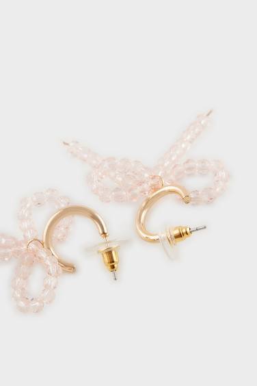 Kadın Kurdele Detaylı Küpe