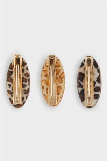 Женский Тройной Леопардовый Зажим