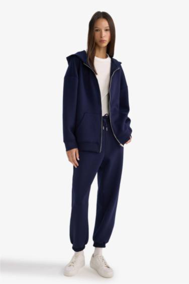 Jogger Fit Cepli Skuba Dalgıç Kumaş Pantolon