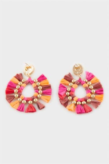 تراجي نسائي خوص ملون