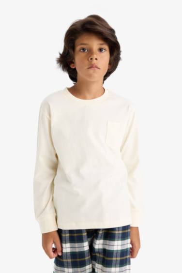 Boy Regular Fit Flannel 2 Piece Pajama Set